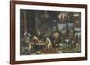 Allegory Of Sight And Smell-Pieter Bruegel the Elder-Framed Giclee Print