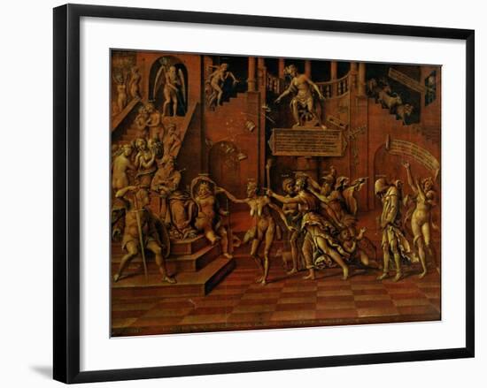 Allegory of Slander Or, Allegory of Fortune-Lorenzo Leonbruno-Framed Giclee Print