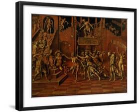 Allegory of Slander Or, Allegory of Fortune-Lorenzo Leonbruno-Framed Giclee Print