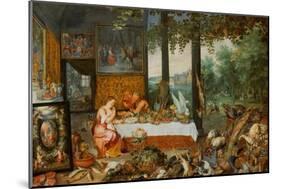 Allegory of Smell-Jan Brueghel the Elder-Mounted Giclee Print