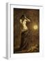 Allegory of Sorrow Oil Sketch-Pierre Puvis de Chavannes-Framed Giclee Print