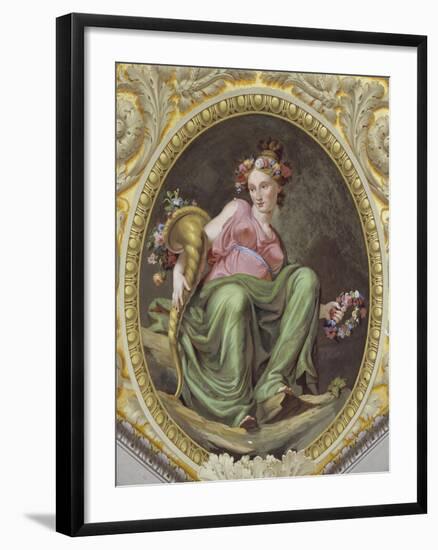 Allegory of Spring, 1830-Giuseppe Collignon-Framed Giclee Print