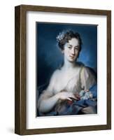 Allegory of Spring-Rosalba Carriera-Framed Art Print