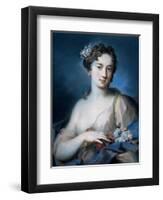 Allegory of Spring-Rosalba Carriera-Framed Art Print