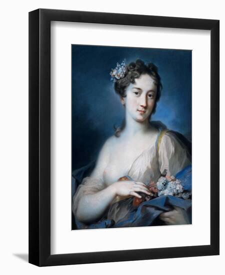 Allegory of Spring-Rosalba Carriera-Framed Art Print