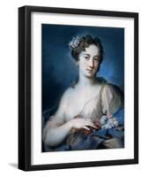 Allegory of Spring-Rosalba Carriera-Framed Art Print