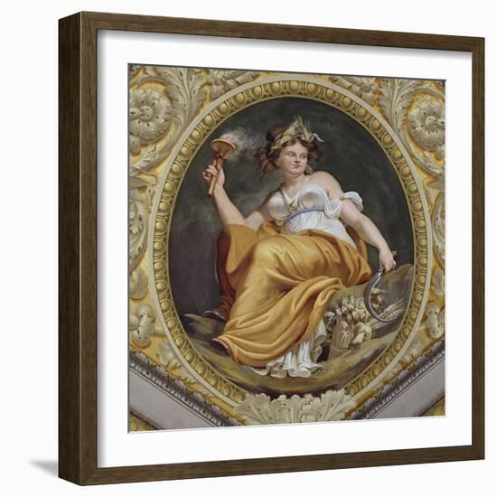 Allegory of Summer, 1830-Giuseppe Collignon-Framed Giclee Print