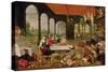 Allegory of Taste-Jan Brueghel the Elder-Stretched Canvas