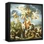 Allegory of Temperance-Luca Giordano-Framed Stretched Canvas