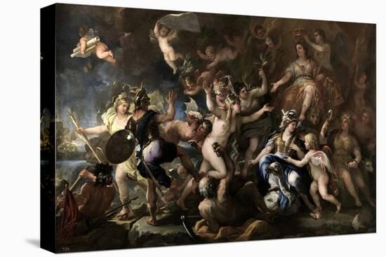 Allegory of the Annexation of Messina to Spain, 1678-Luca Giordano-Stretched Canvas