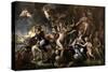 Allegory of the Annexation of Messina to Spain, 1678-Luca Giordano-Stretched Canvas