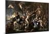 Allegory of the Annexation of Messina to Spain, 1678-Luca Giordano-Mounted Giclee Print