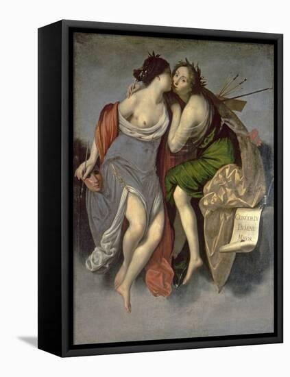 Allegory of the Arts-Francesco Furini-Framed Stretched Canvas