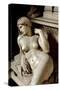 Allegory of the Aurora. Tomb of Laurent II of Medicis. Marble Sculpture 1531-Michelangelo Buonarroti-Stretched Canvas