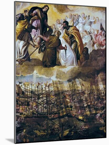 Allegory of the Battle of Lepanto-Paolo Veronese-Mounted Art Print