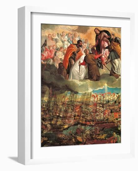 Allegory of the Battle of Lepanto-Veronese-Framed Art Print