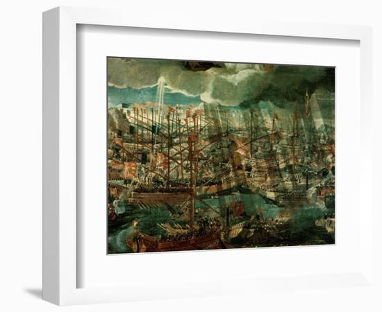 Allegory of the Battle of Lepanto-Paolo Veronese-Framed Giclee Print