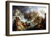 Allegory of the Battle of Salamis, 1858 (Oil on Canvas)-Wilhelm Von Kaulbach-Framed Giclee Print