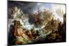 Allegory of the Battle of Salamis, 1858 (Oil on Canvas)-Wilhelm Von Kaulbach-Mounted Giclee Print