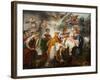 Allegory of the Birth of the King of Rome, Renamed after 1814 Allegory of the Birth of Louis XIV-Charles Meynier-Framed Giclee Print