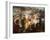 Allegory of the Birth of the King of Rome, Renamed after 1814 Allegory of the Birth of Louis XIV-Charles Meynier-Framed Giclee Print