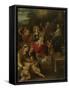 Allegory of the Christ Child as the Lamb of God-Frans Francken II-Framed Stretched Canvas