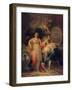 Allegory of the City of Madrid-Francisco de Goya-Framed Art Print