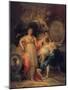 Allegory of the City of Madrid-Francisco de Goya-Mounted Art Print