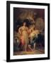 Allegory of the City of Madrid-Francisco de Goya-Framed Art Print