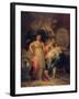 Allegory of the City of Madrid-Francisco de Goya-Framed Art Print