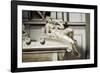 Allegory of the Dawn, by Michelangelo-null-Framed Photographic Print
