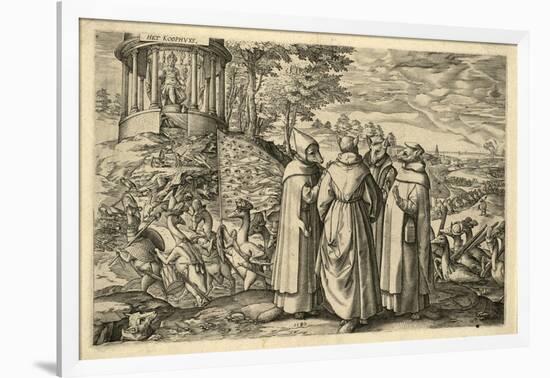 Allegory of the Defeat of the Duke of Alva at Brielle, 1580-null-Framed Giclee Print