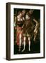 Allegory of the Edcation of Philip III, Ca. 1590-Justus Tiel-Framed Giclee Print