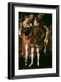 Allegory of the Edcation of Philip III, Ca. 1590-Justus Tiel-Framed Giclee Print