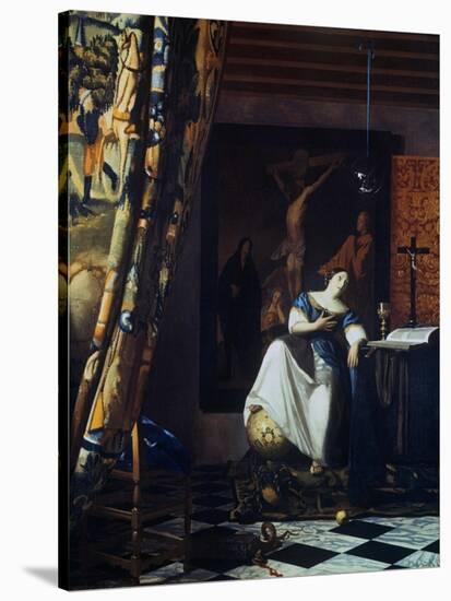 Allegory of the Faith, C1670-Johannes Vermeer-Stretched Canvas