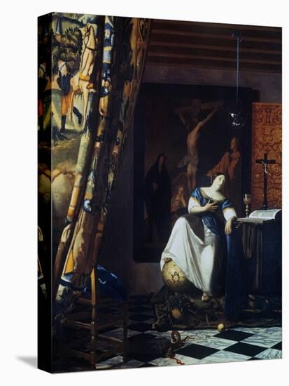 Allegory of the Faith, C1670-Johannes Vermeer-Stretched Canvas