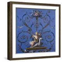 Allegory of the Fame, Ca. 1775-Jose Del castillo-Framed Giclee Print