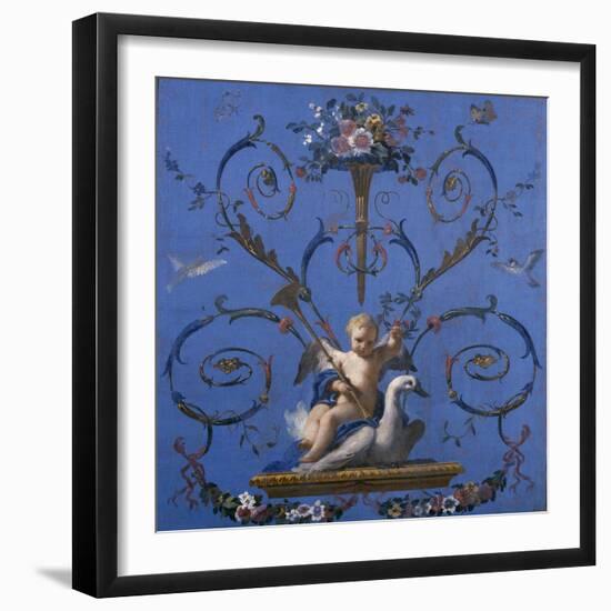 Allegory of the Fame, Ca. 1775-Jose Del castillo-Framed Giclee Print