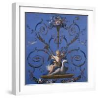 Allegory of the Fame, Ca. 1775-Jose Del castillo-Framed Giclee Print