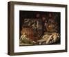 Allegory of the Five Senses-Giuseppe Recco-Framed Giclee Print