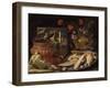 Allegory of the Five Senses-Giuseppe Recco-Framed Giclee Print