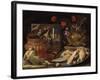 Allegory of the Five Senses-Giuseppe Recco-Framed Giclee Print