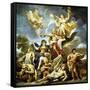 Allegory of the Fortress-Luca Giordano-Framed Stretched Canvas