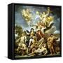 Allegory of the Fortress-Luca Giordano-Framed Stretched Canvas