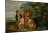 Allegory of the Four Elements, C.1610 (Oil on Wood)-Jan the Elder Brueghel-Mounted Giclee Print