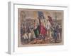 Allegory of the French Republic Depicting Adolphe Thiers, Leon Gambetta and Victor Hugo-null-Framed Giclee Print