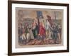 Allegory of the French Republic Depicting Adolphe Thiers, Leon Gambetta and Victor Hugo-null-Framed Giclee Print