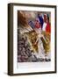 Allegory of the French Resistance, with the Signature of Charles De Gaulle-null-Framed Giclee Print