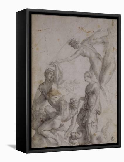 Allegory of the Immaculate Conception-Rosso Fiorentino-Framed Stretched Canvas