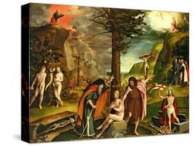 Allegory of the Old and New Testaments, Early 1530s-Hans Holbein the Younger-Stretched Canvas